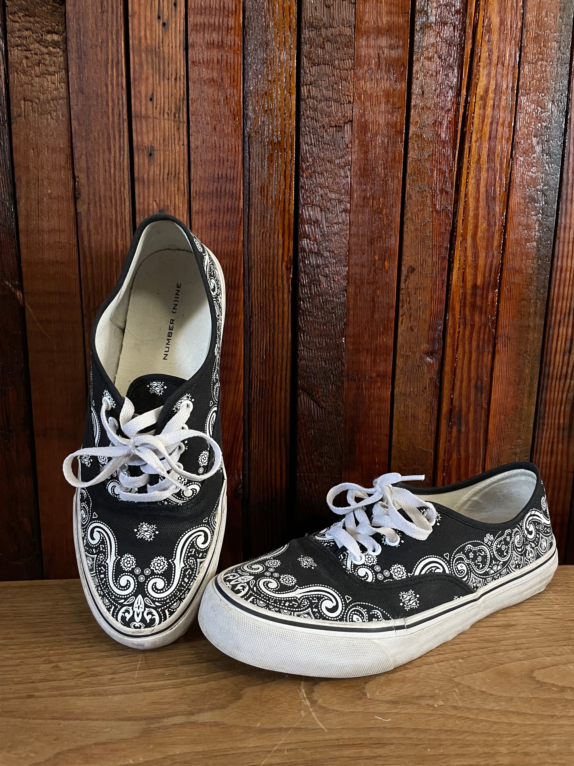 Number (N)ine Paisley Vans