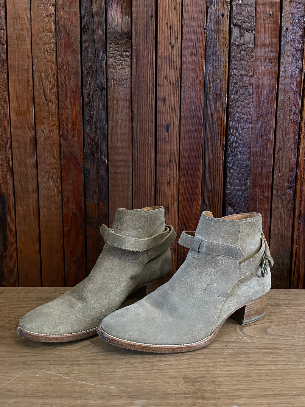 Saint Laurent Paris Tan Jodhpur boots