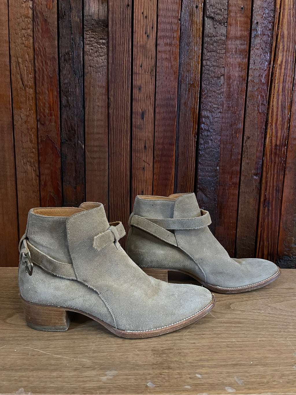 Saint Laurent Paris Tan Jodhpur boots