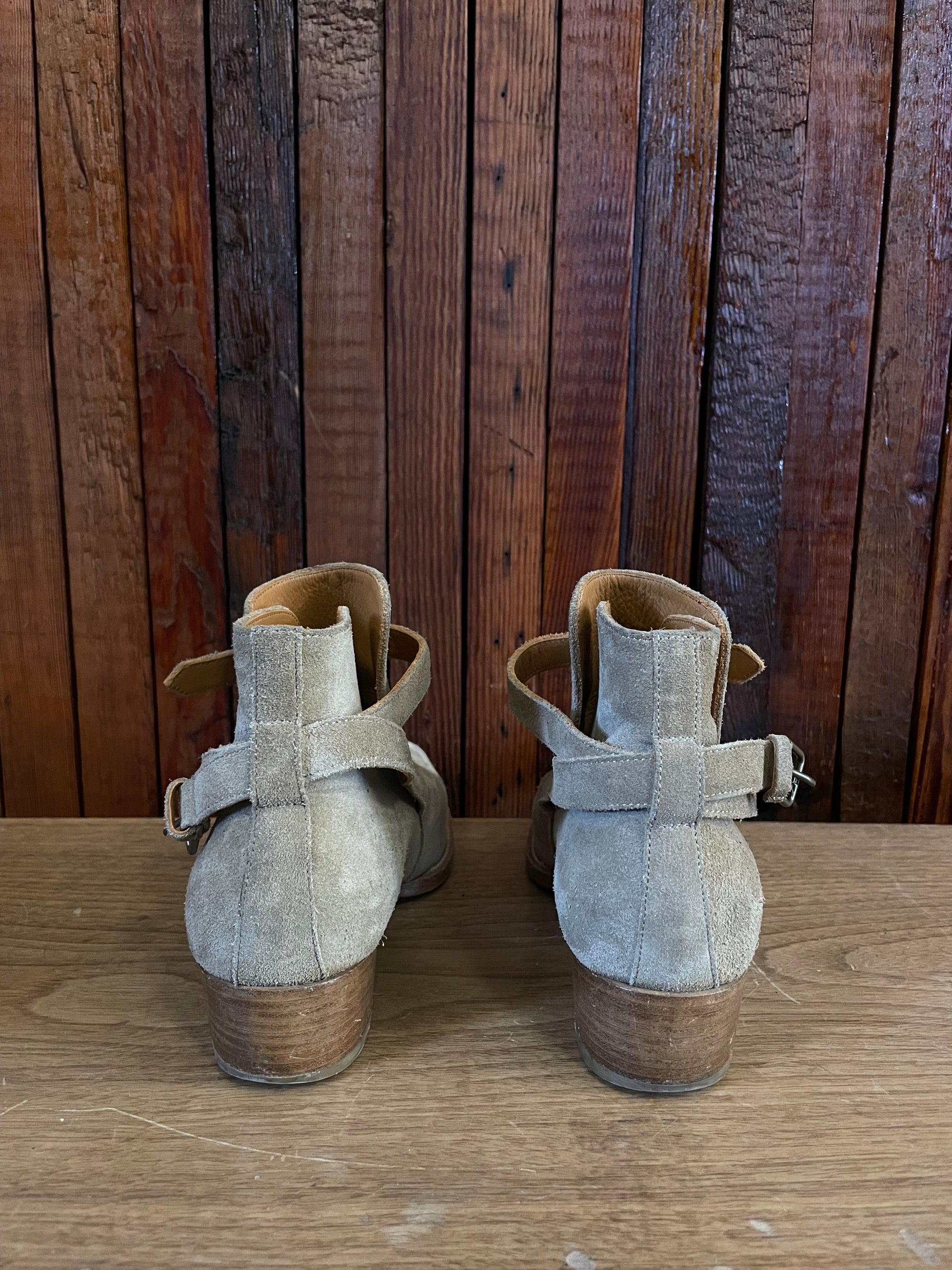 Saint Laurent Paris Tan Jodhpur boots