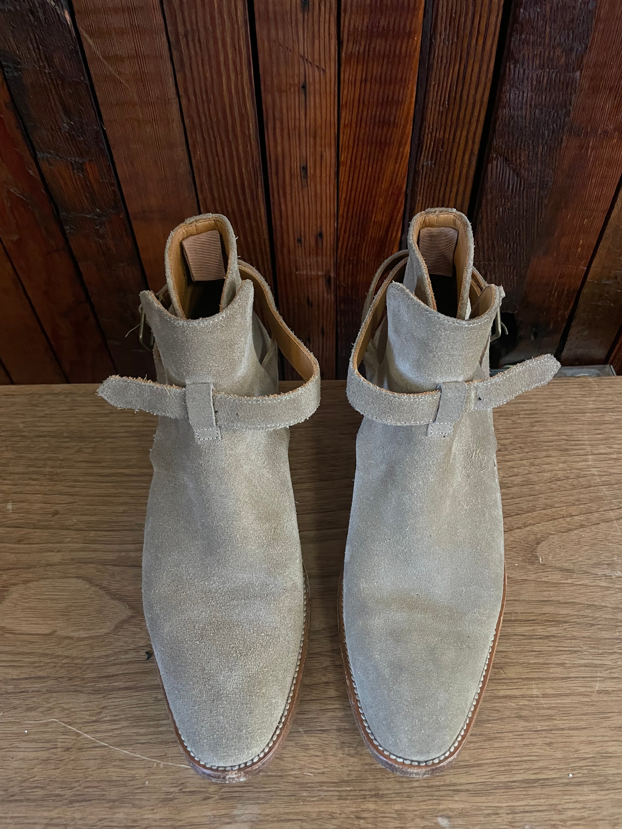 Saint Laurent Paris Tan Jodhpur boots