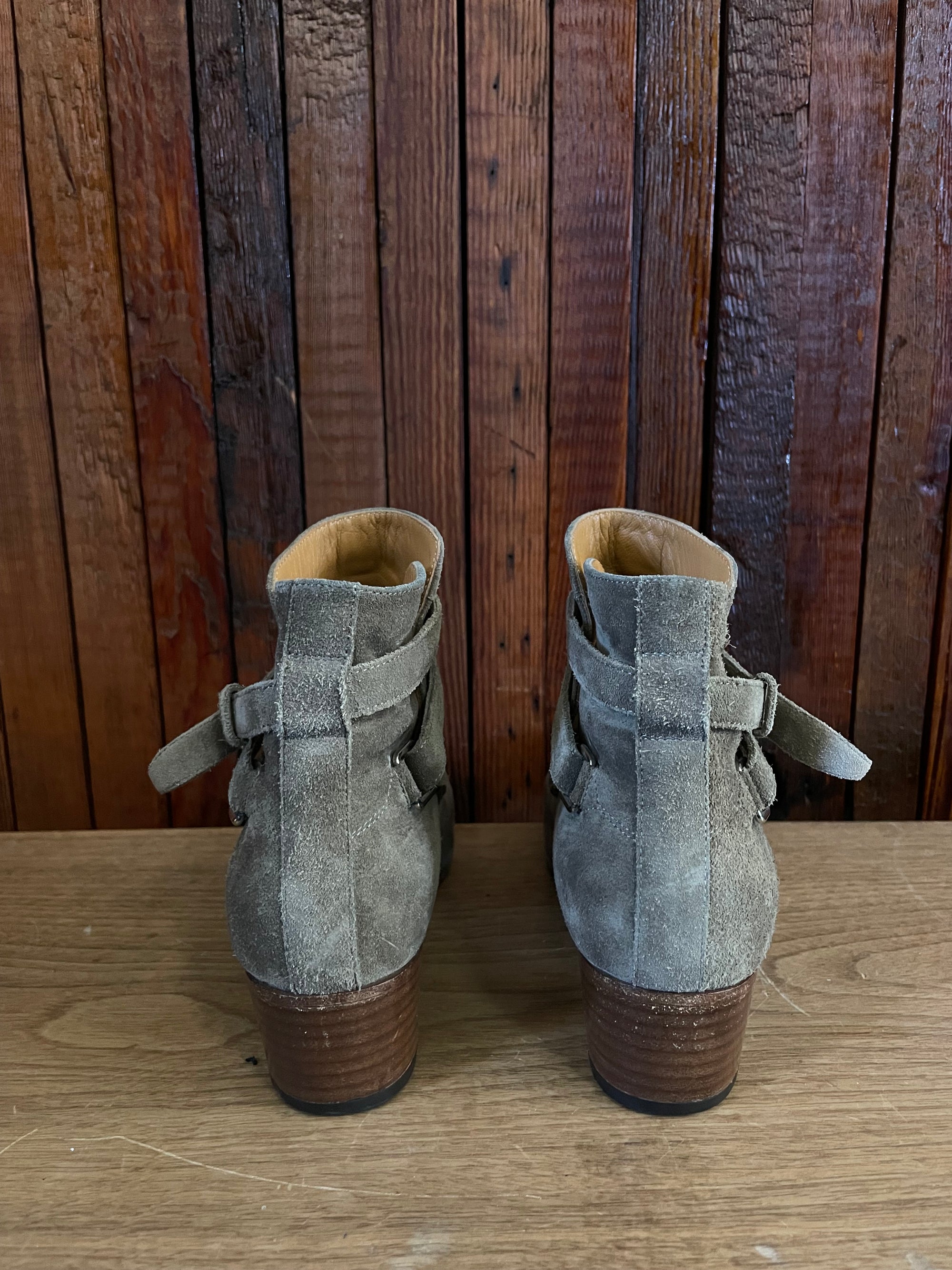 Saint Laurent Paris brown Jodhpur boots