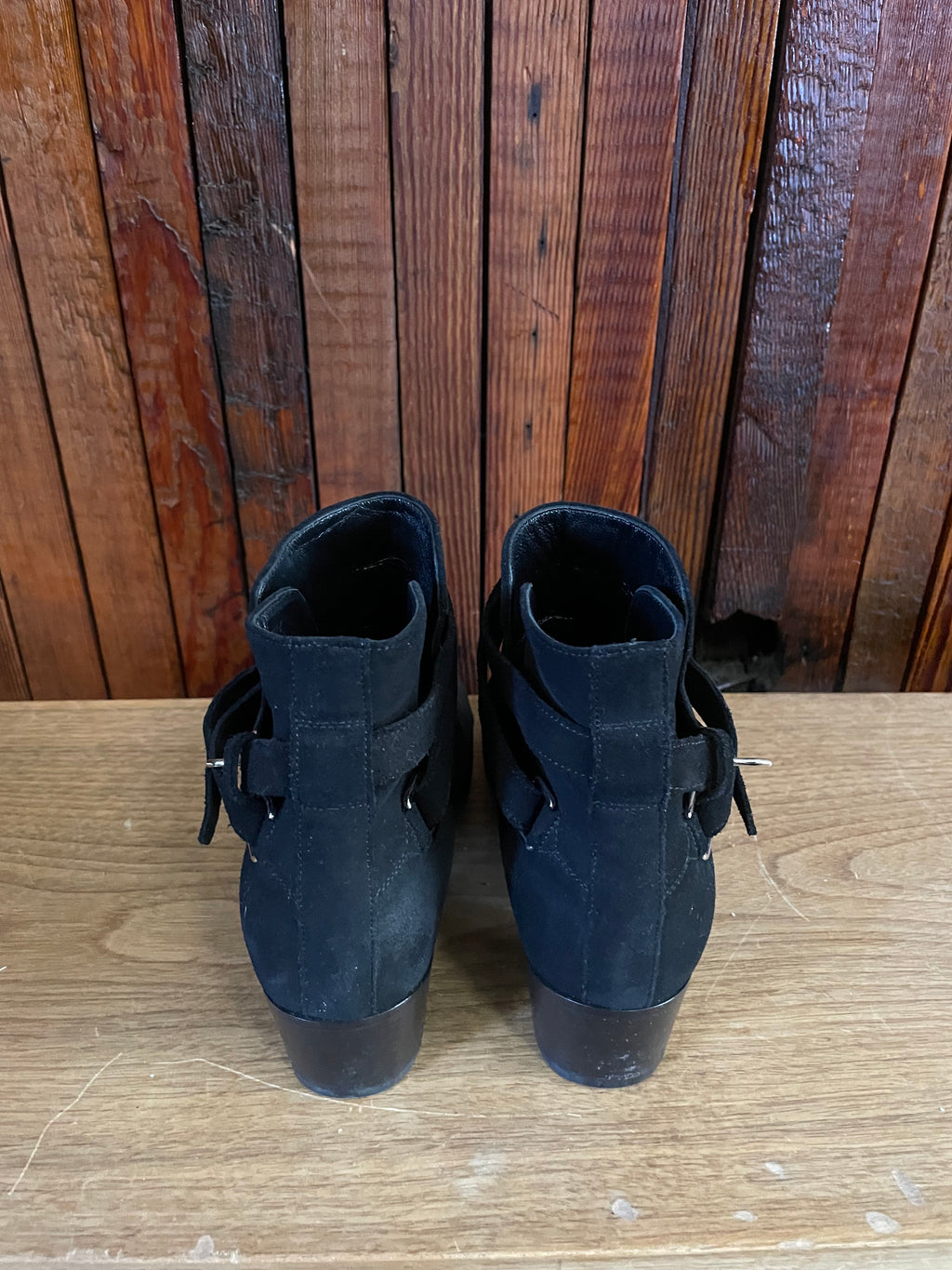 Saint Laurent Paris black Jodhpur boots