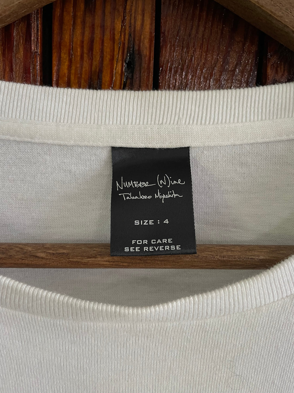 Number (N)ine AW03 “BORDERLINE” T-Shirt