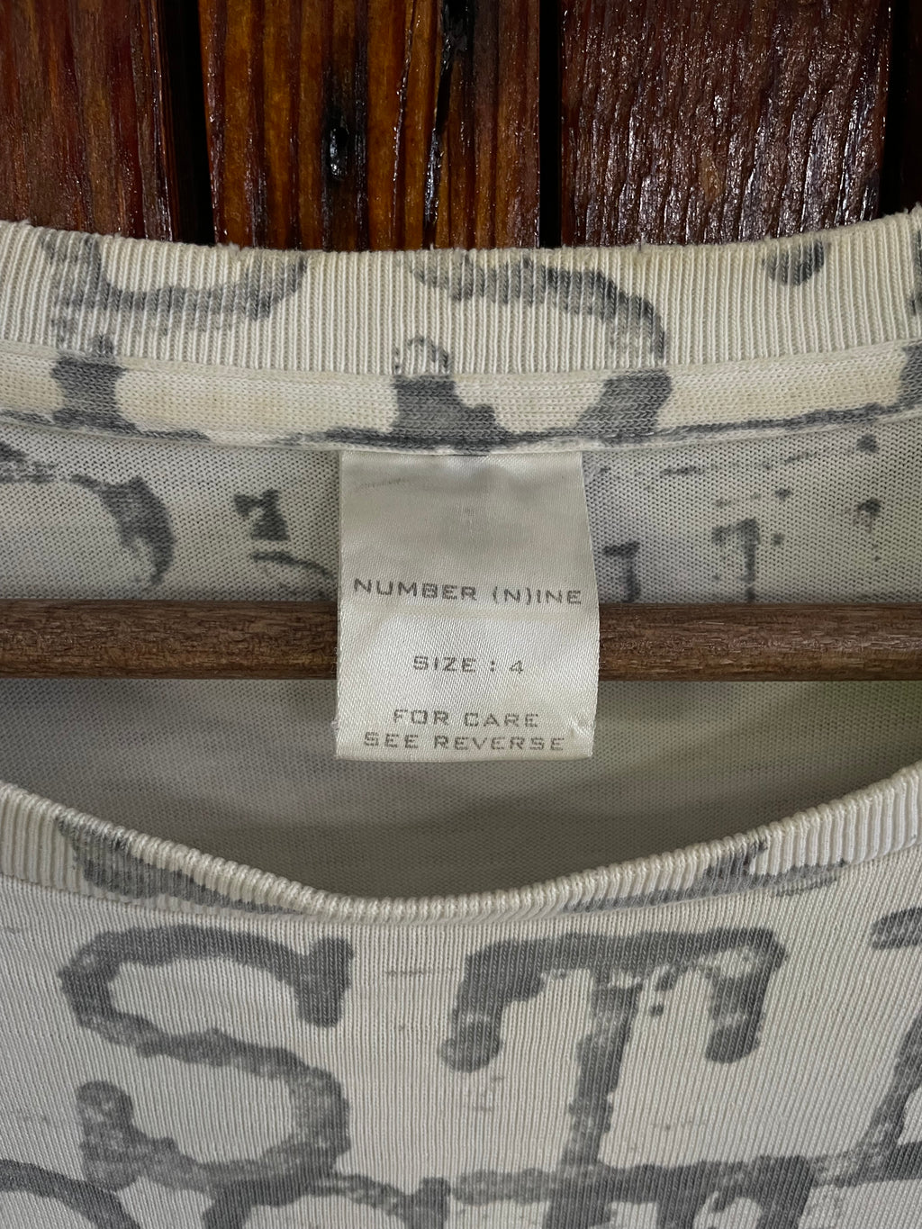 Number (N)ine “HIPSTER” T-Shirt