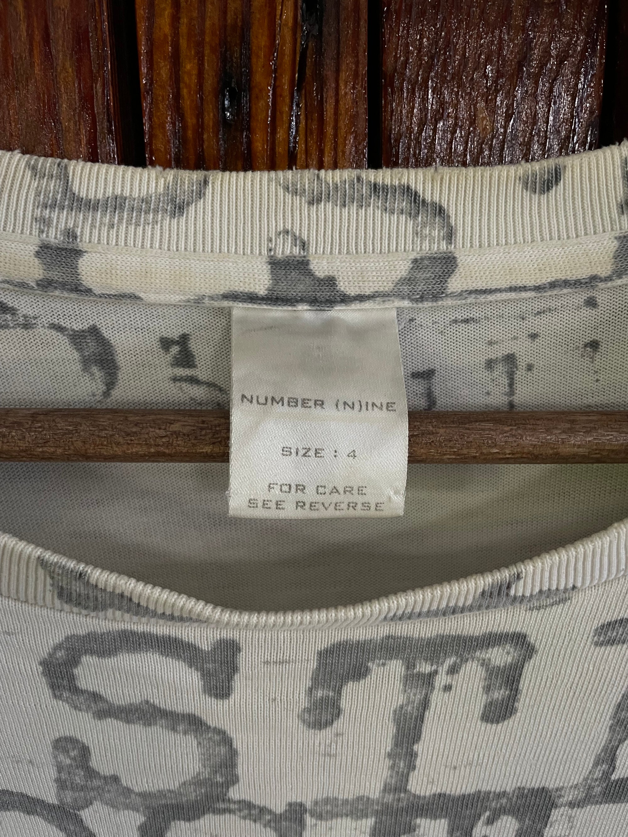 Number (N)ine “HIPSTER” T-Shirt