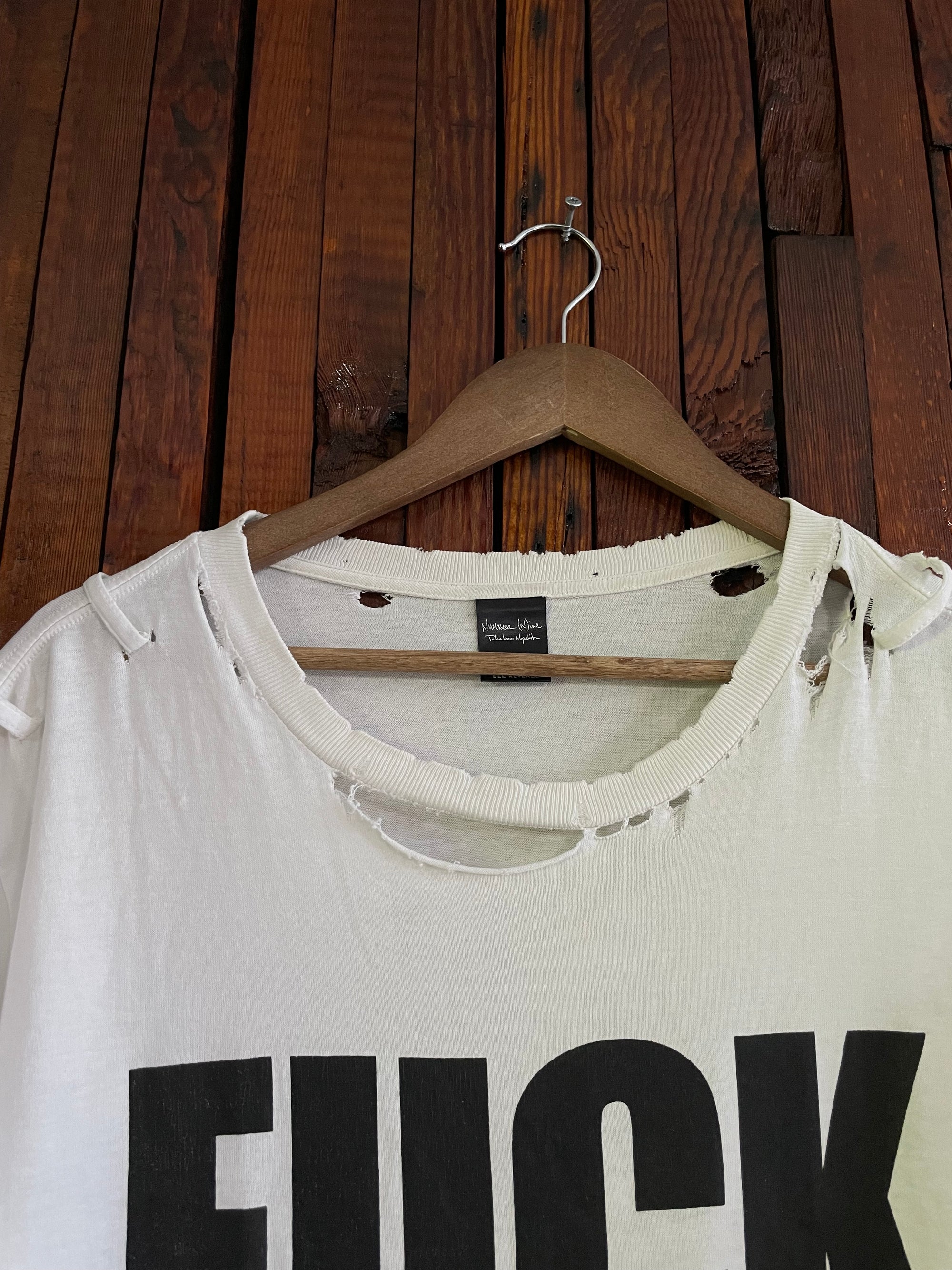 Number (N)ine “FUCK OFF” T-Shirt