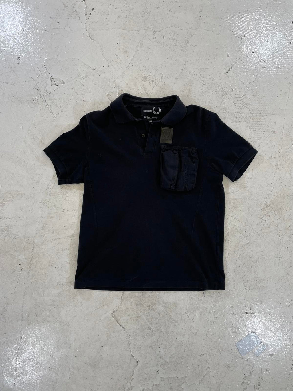 RAF Simon’s Black Polo