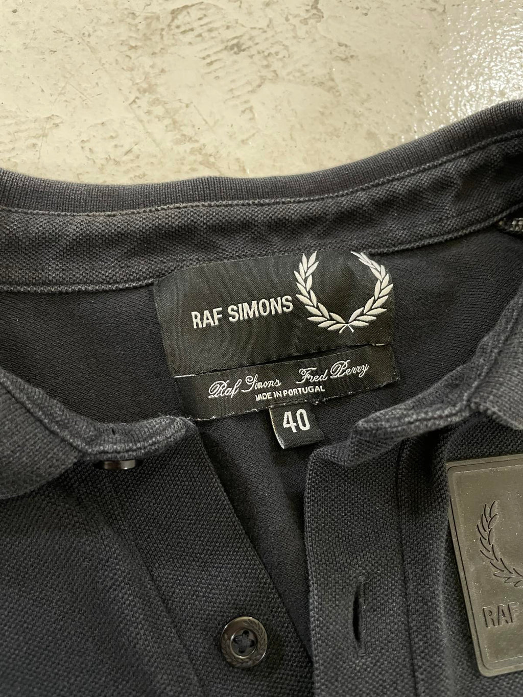 RAF Simon’s Black Polo