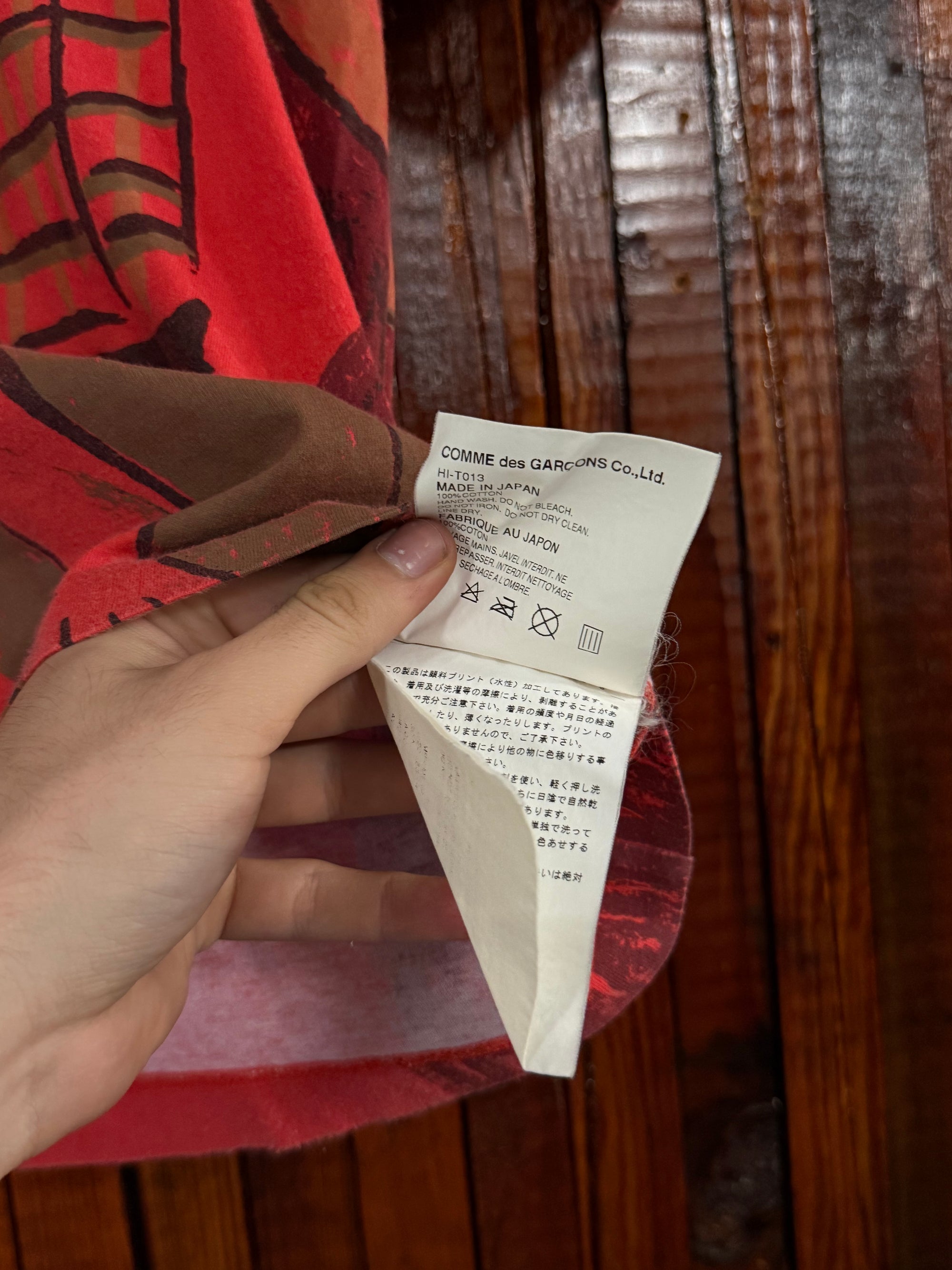 Comme Des Garçons Fw02 “Cuba” tee