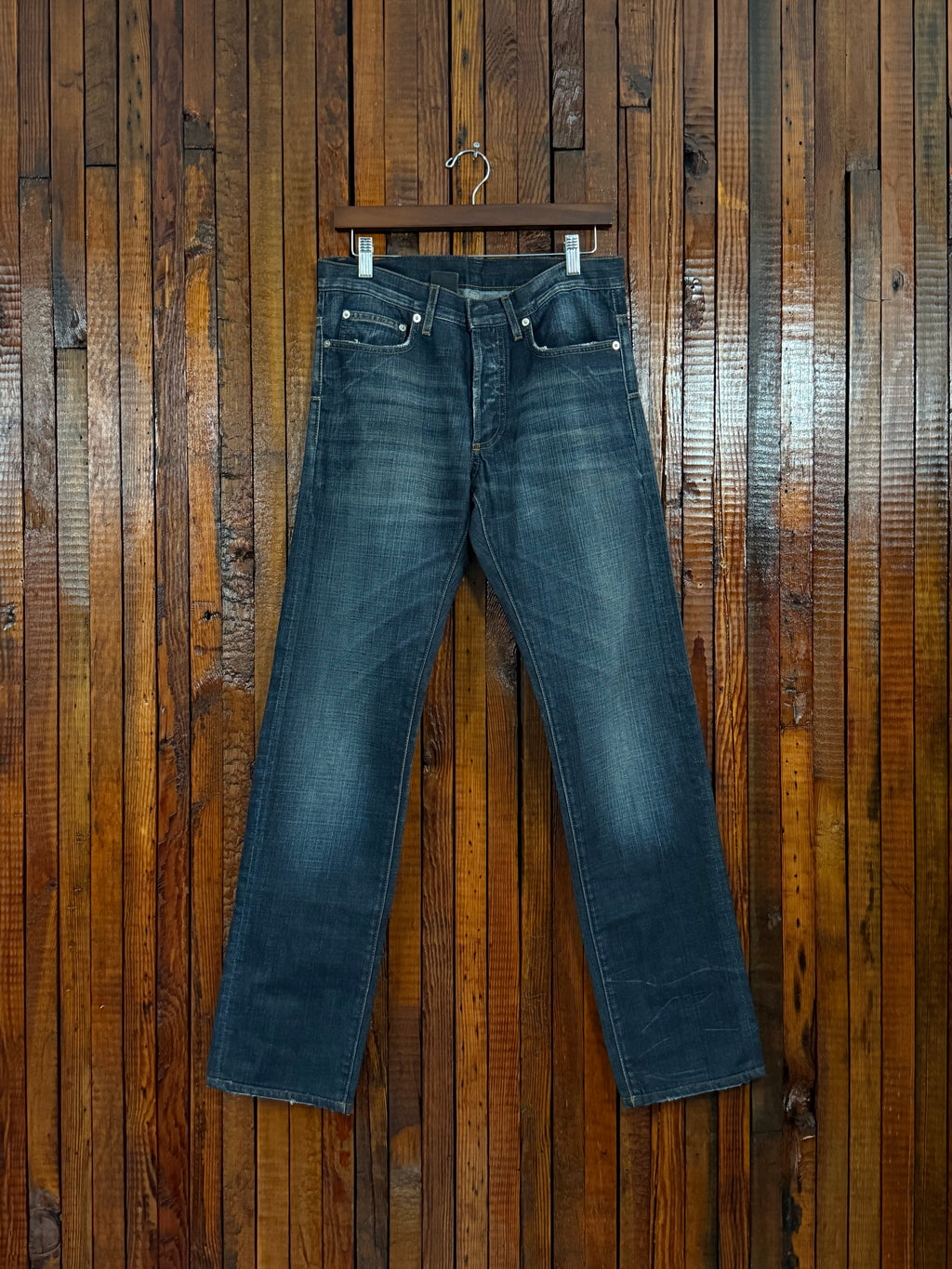 Dior homme dark blue washed jeans