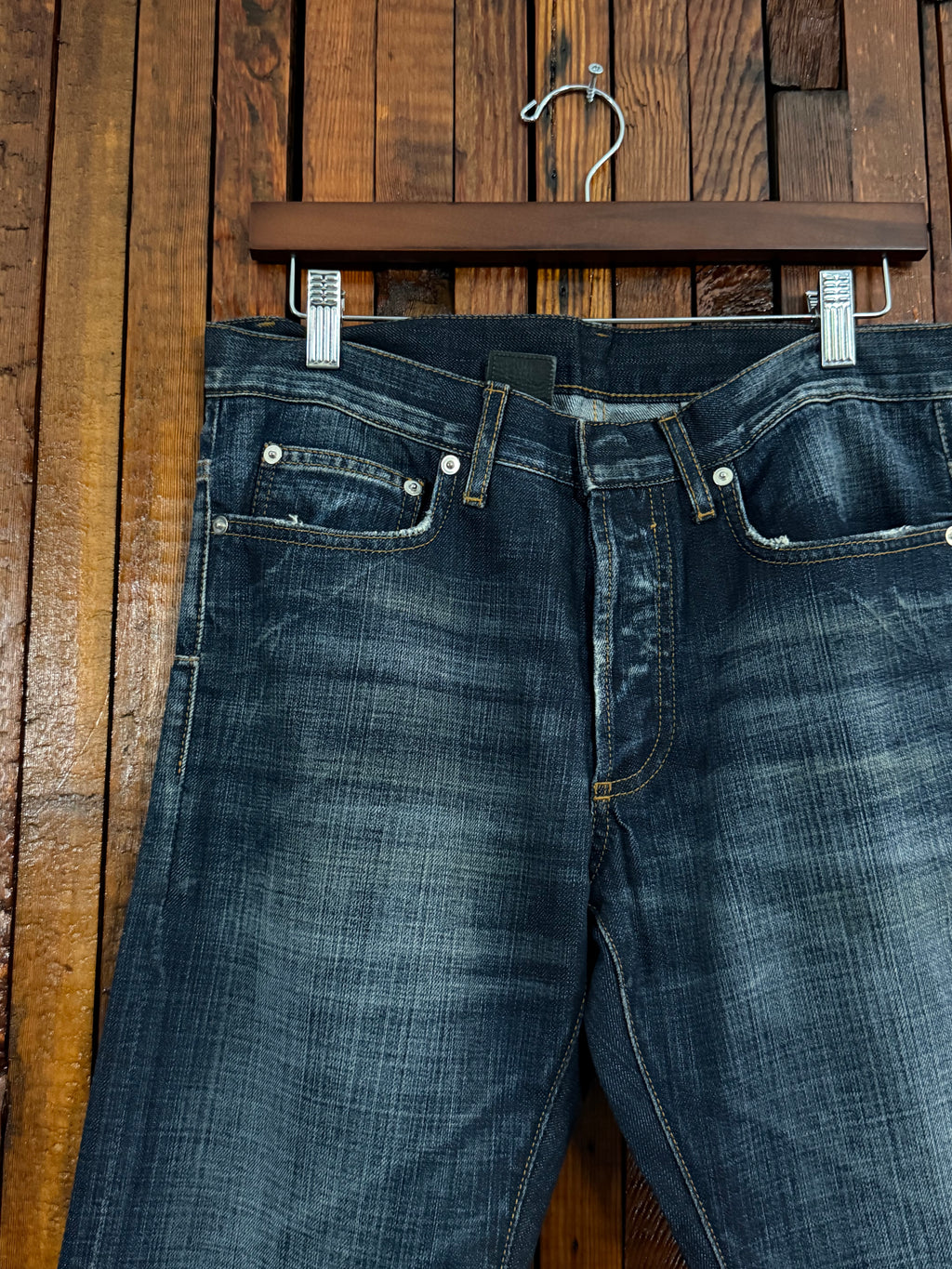 Dior homme dark blue washed jeans