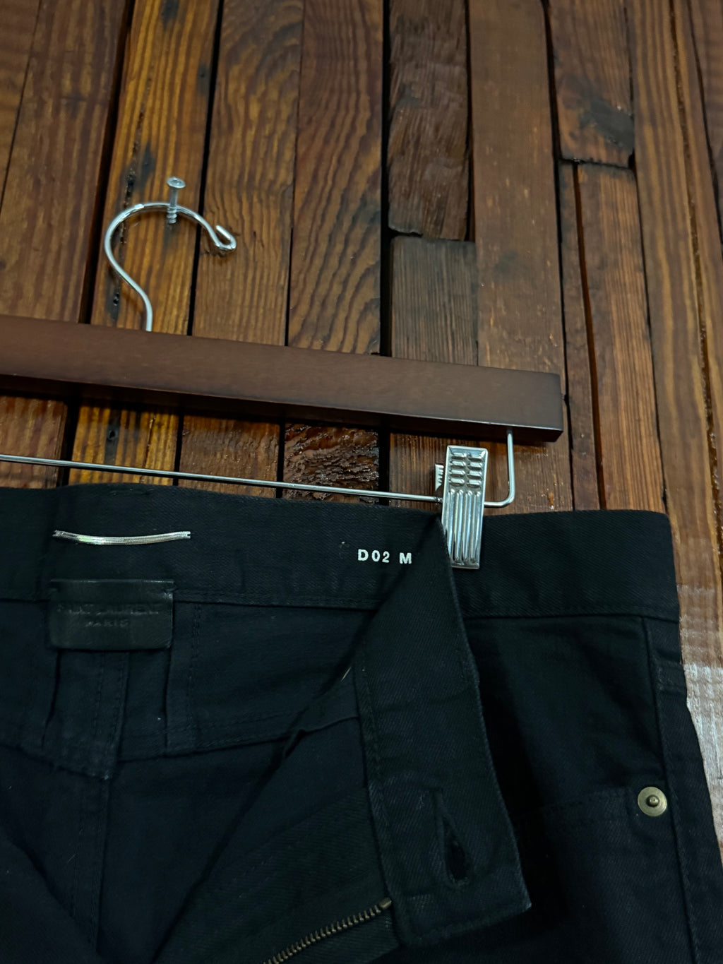 Saint Laurent black skinny jeans