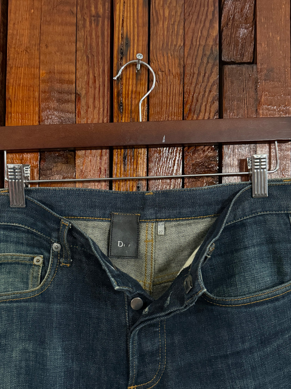 Ss08 dark blue dior denim