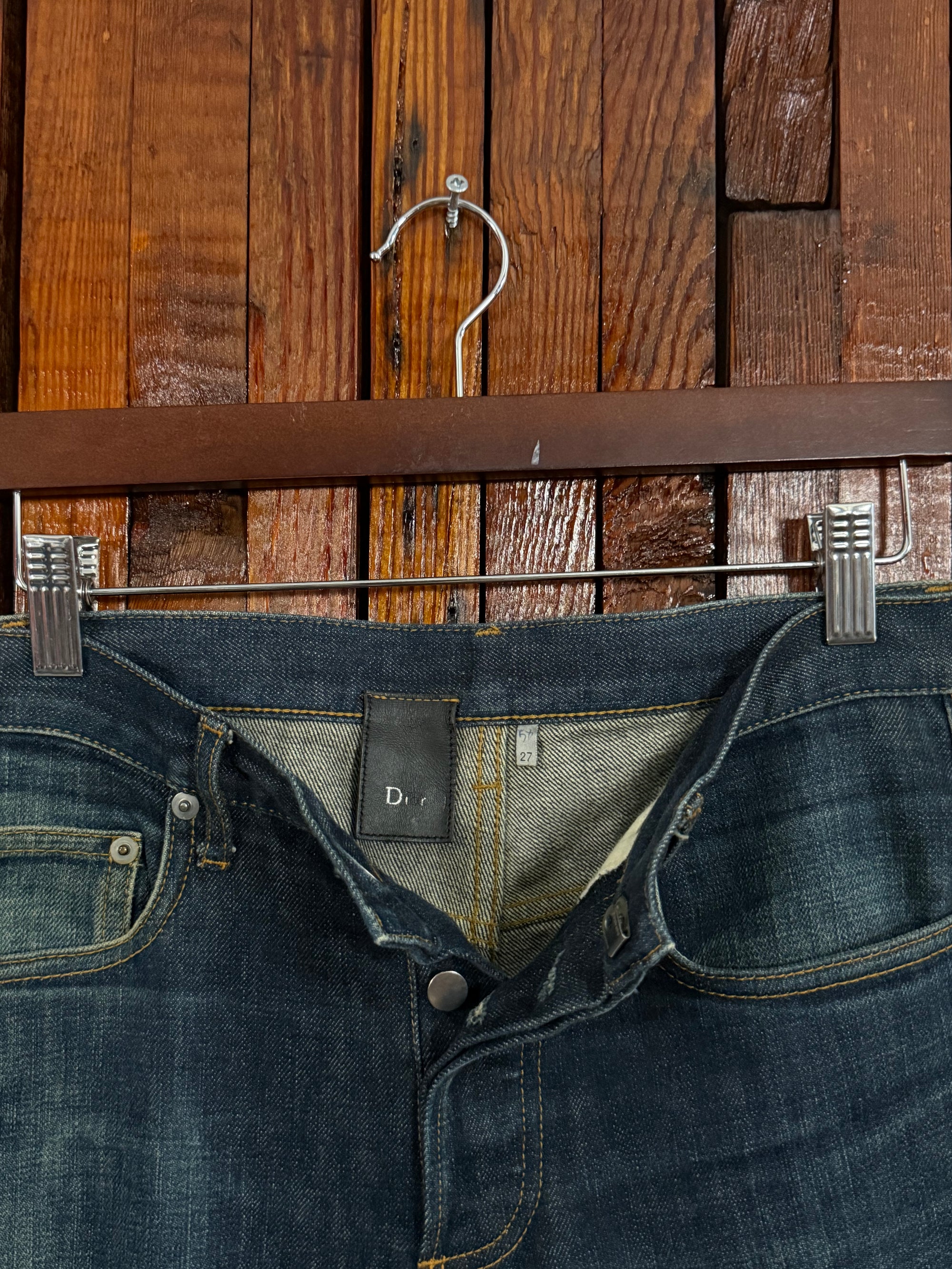 Ss08 dark blue dior denim