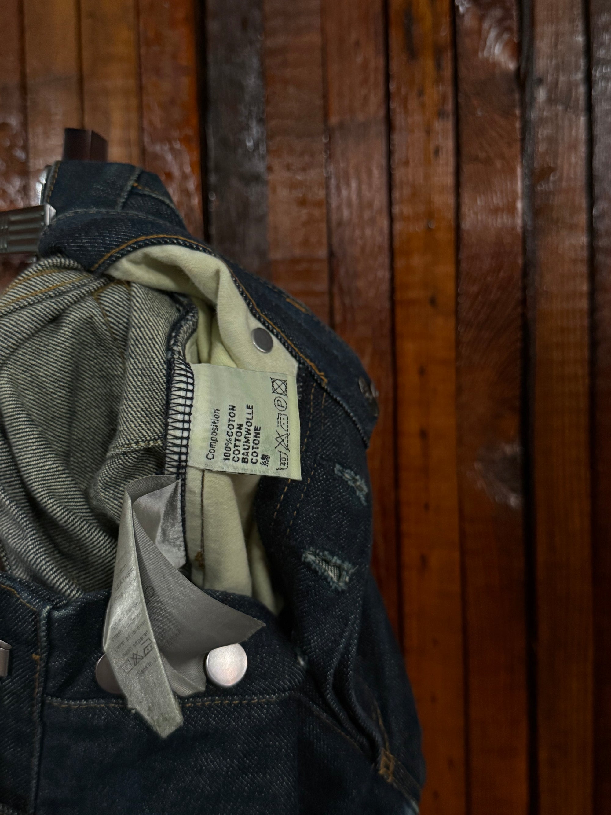 Ss08 dark blue dior denim