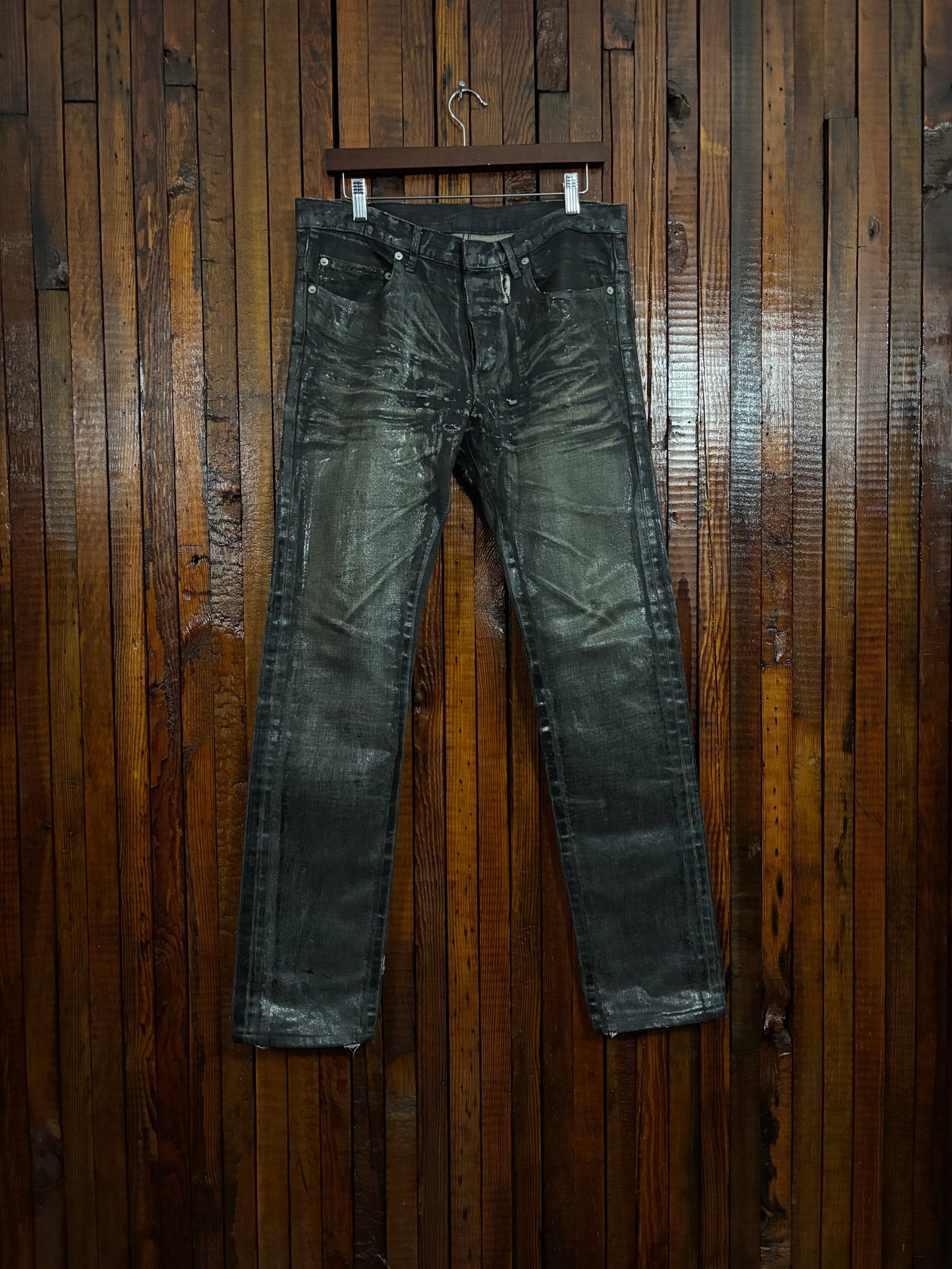 Aw03 black luster denim