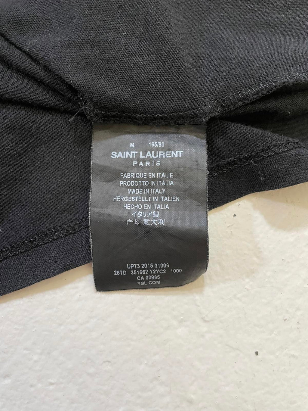 Saint Laurent 2015 Blood luster tee
