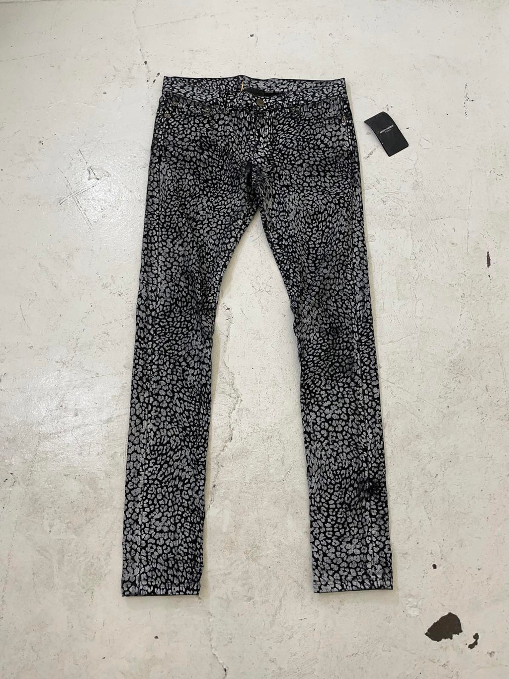 saint laurent Paris 2013 zebra demin