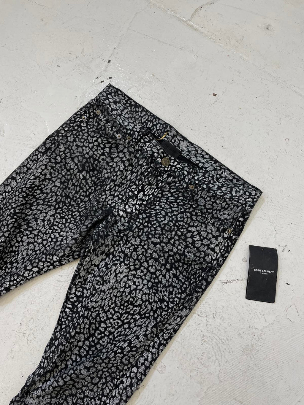 saint laurent Paris 2013 zebra demin